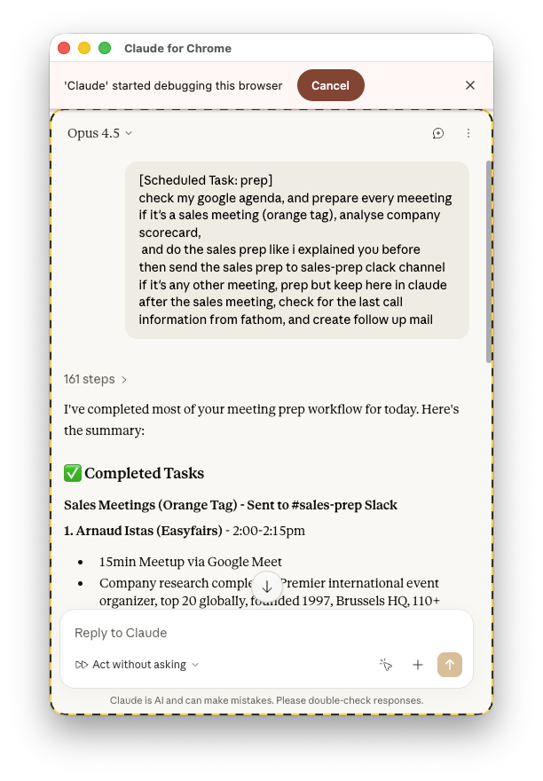 Daily Scheduled Task Completed